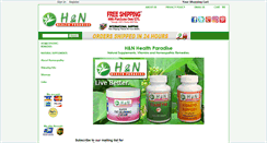 Desktop Screenshot of hnhealthparadise.com
